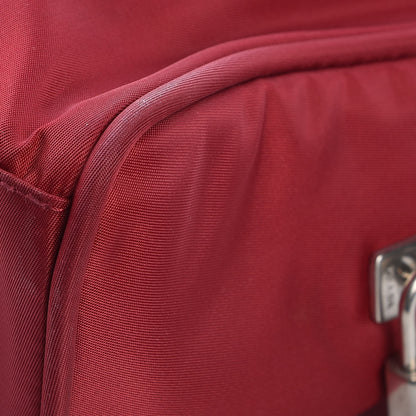 Prada Tessuto Nylon Dopp Cosmetic Bag Rosso 11 of 14