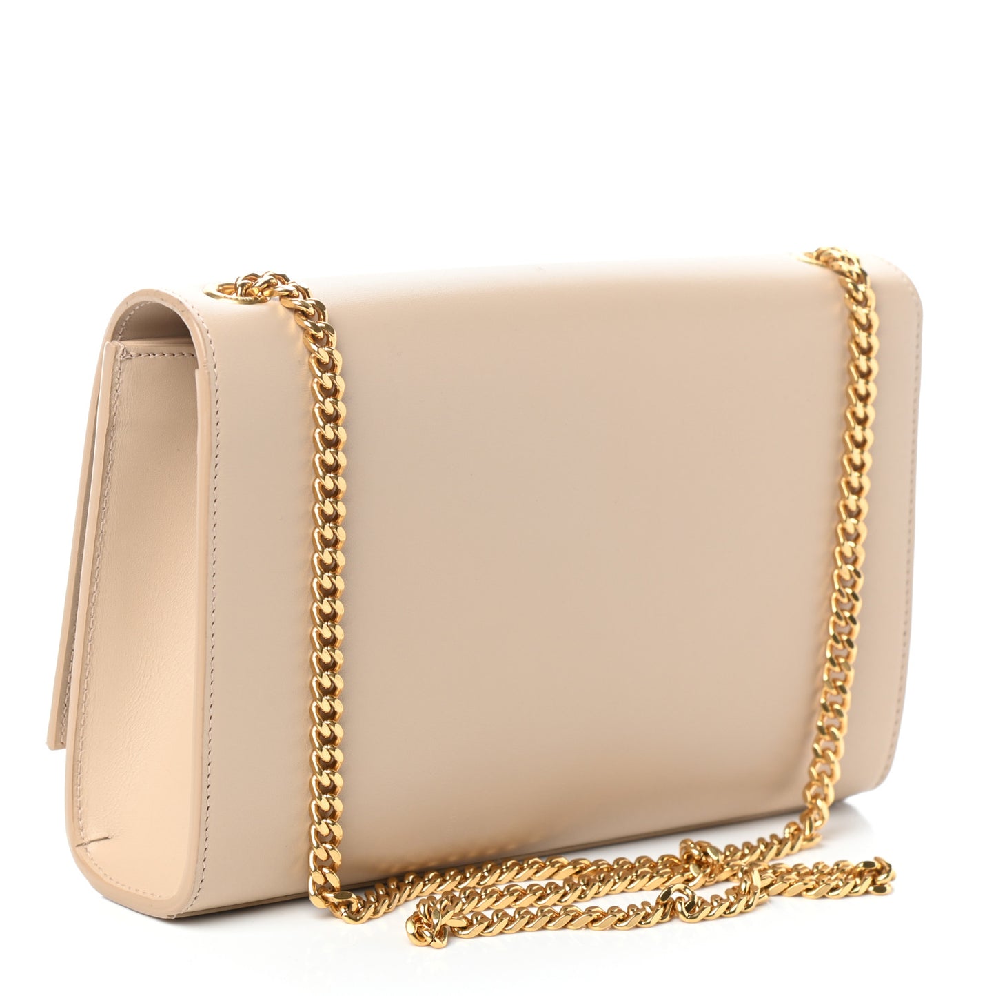 Smooth Calfskin Medium Classic Monogram Kate Tassel Satchel Nude Powder