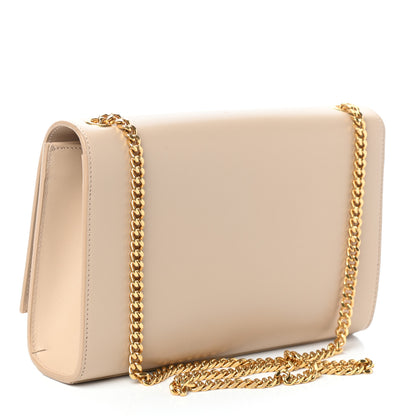 Saint Laurent Smooth Calfskin Medium Classic Monogram Kate Tassel Satchel Nude Powder 3 of 9