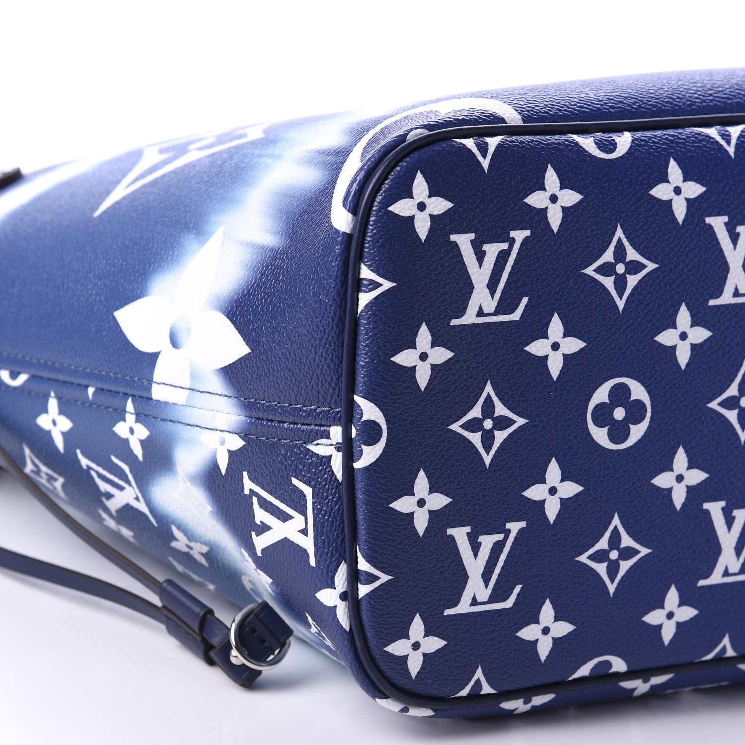 Louis Vuitton Monogram Escale Neverfull MM Blue 6 of 11