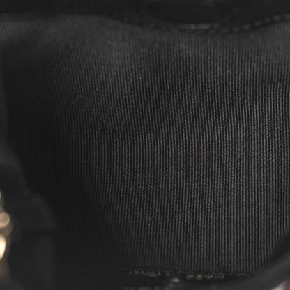 Chanel Shiny Lambskin Quilted Micro 31 Clutch With Chain Black 5 of 11