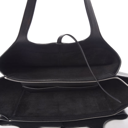 Celine Baby Grained Calfskin Medium Tri-Fold Bag Black 6 of 12