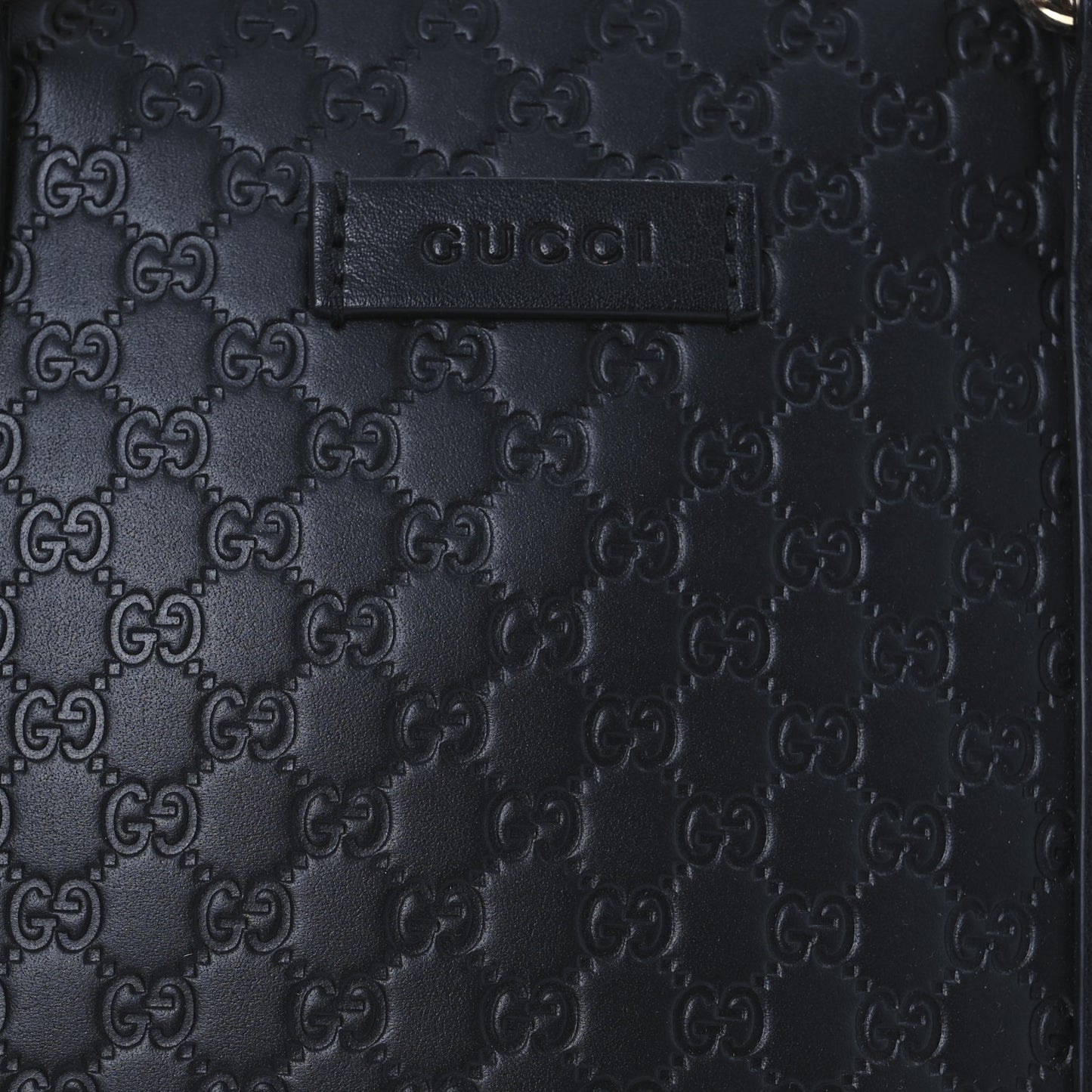 Microguccissima Mini Dome Bag Black