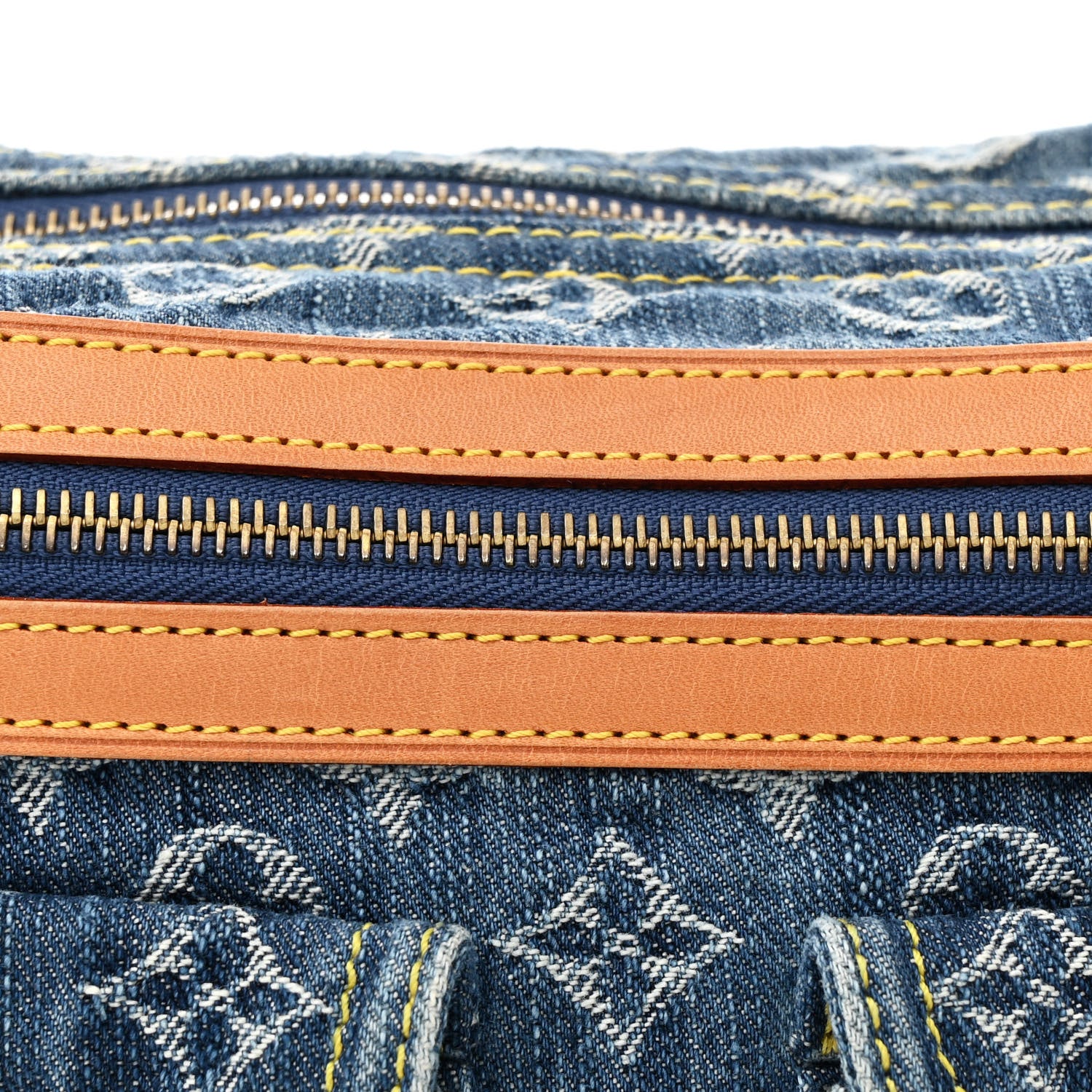 Louis Vuitton Monogram Denim Baggy PM Blue 7 of 10