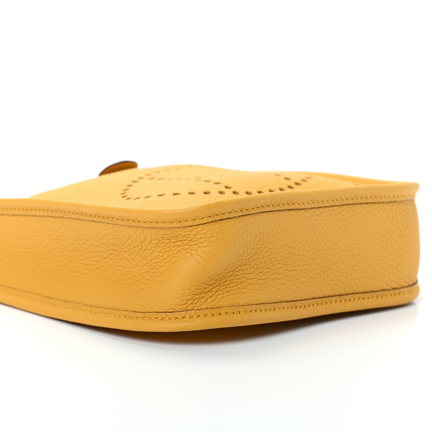 Hermes Taurillon Clemence Evelyne TPM Jaune Ambre 6 of 9