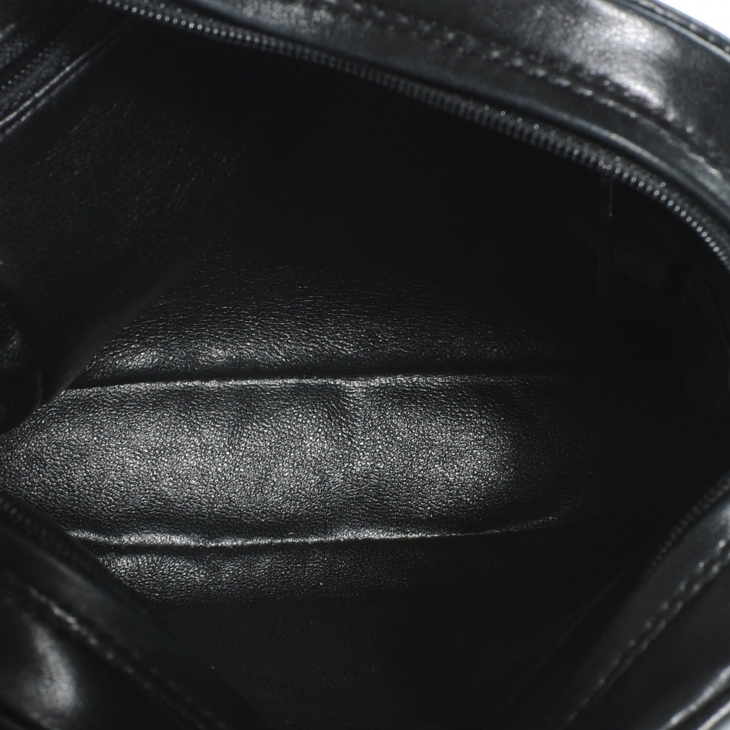 Lambskin Quilted Small Messenger Bag Black