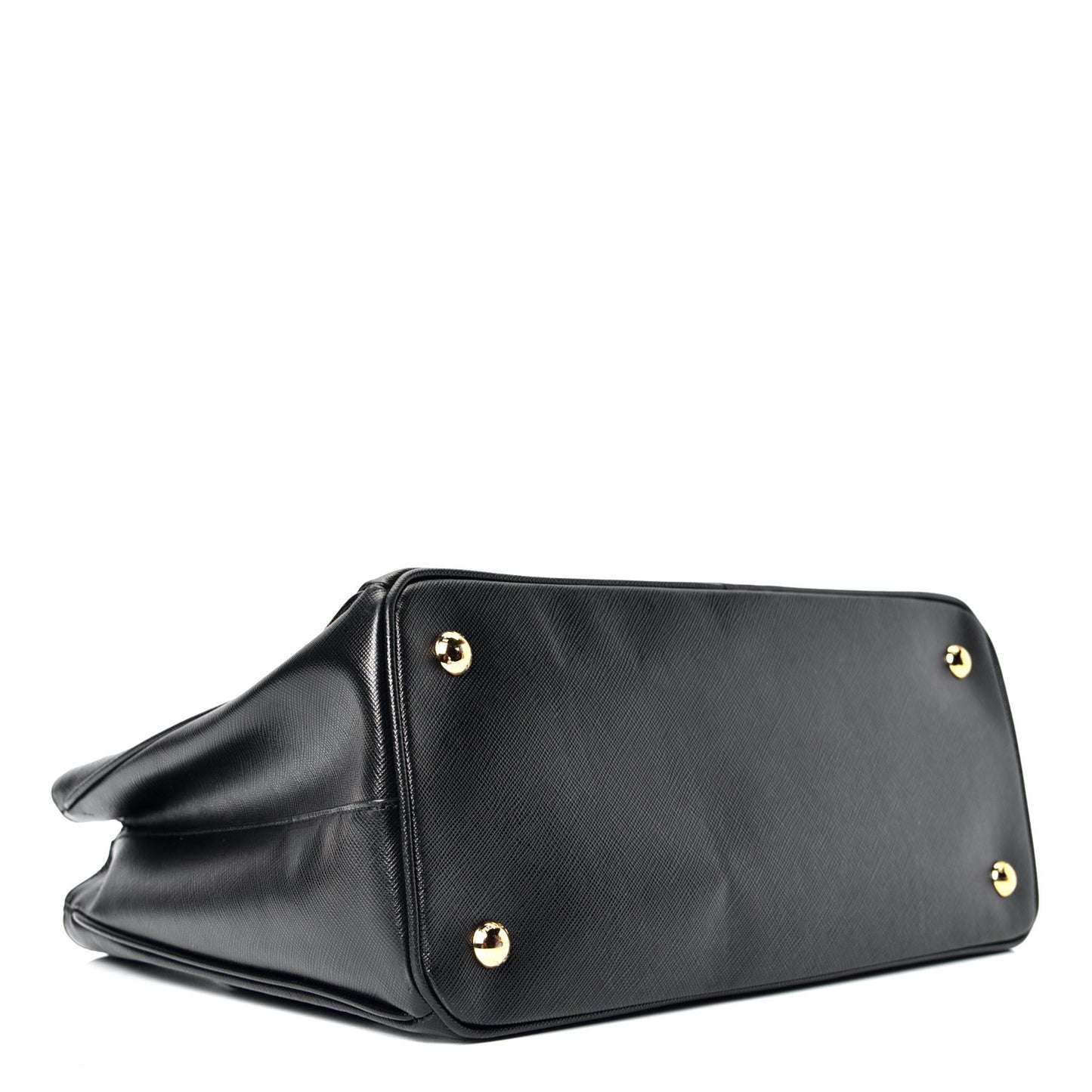 Saffiano Lux Medium Tote Black