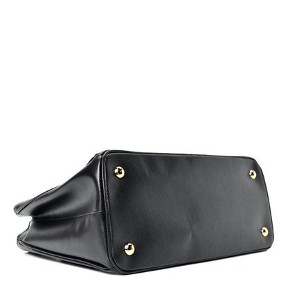 Prada Saffiano Lux Medium Tote Black 3 of 4