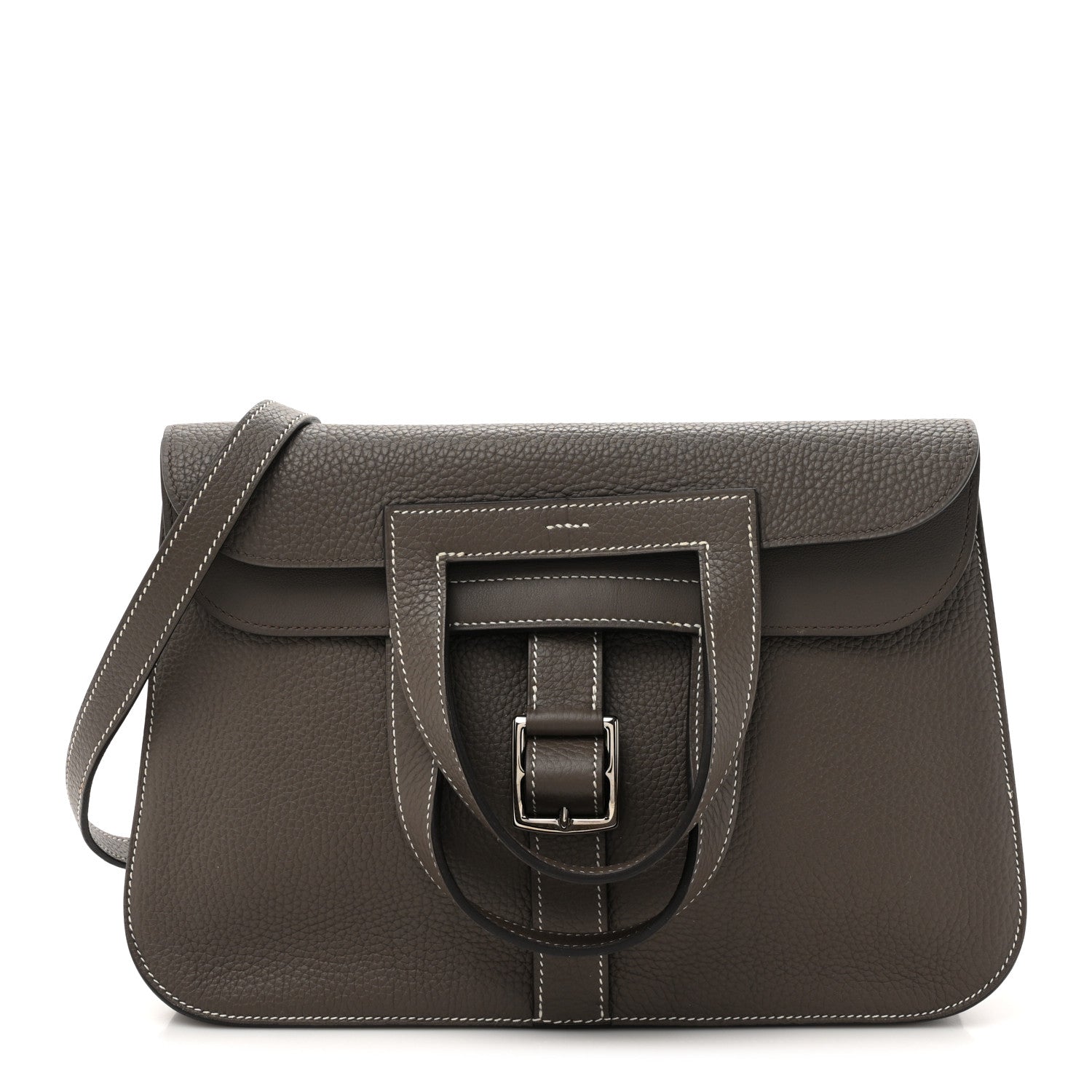 Hermes Taurillon Clemence Halzan 31 Etoupe 1 of 12