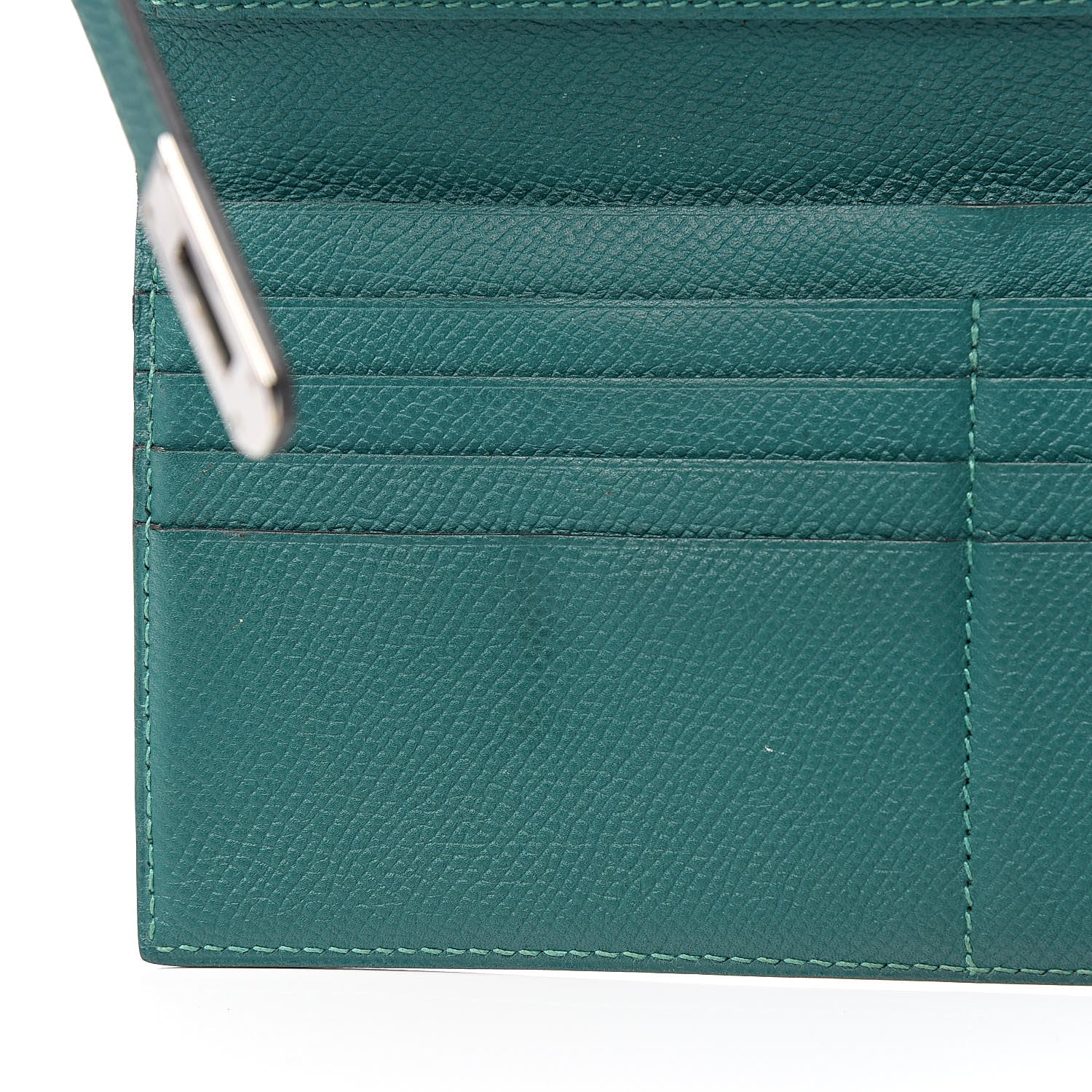 Hermes Epsom Kelly Longue Wallet Malachite 7 of 10