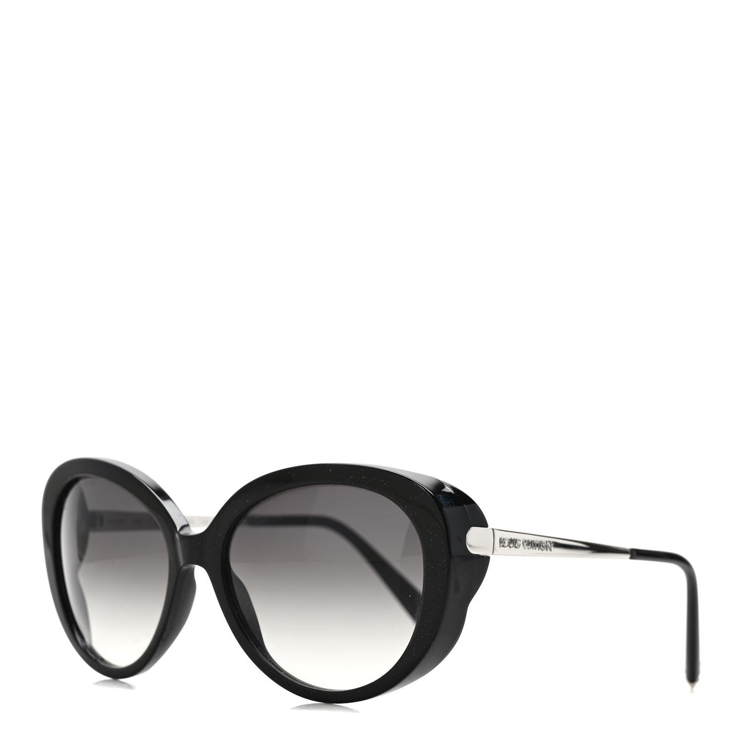 Louis Vuitton Acetate Bluebell Sunglasses Z0693W Black Glitter 1 of 10