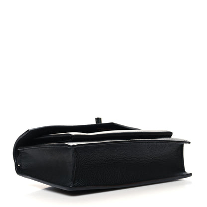 Louis Vuitton Soft Calfskin My Lockme Chain Pochette Black 4 of 11