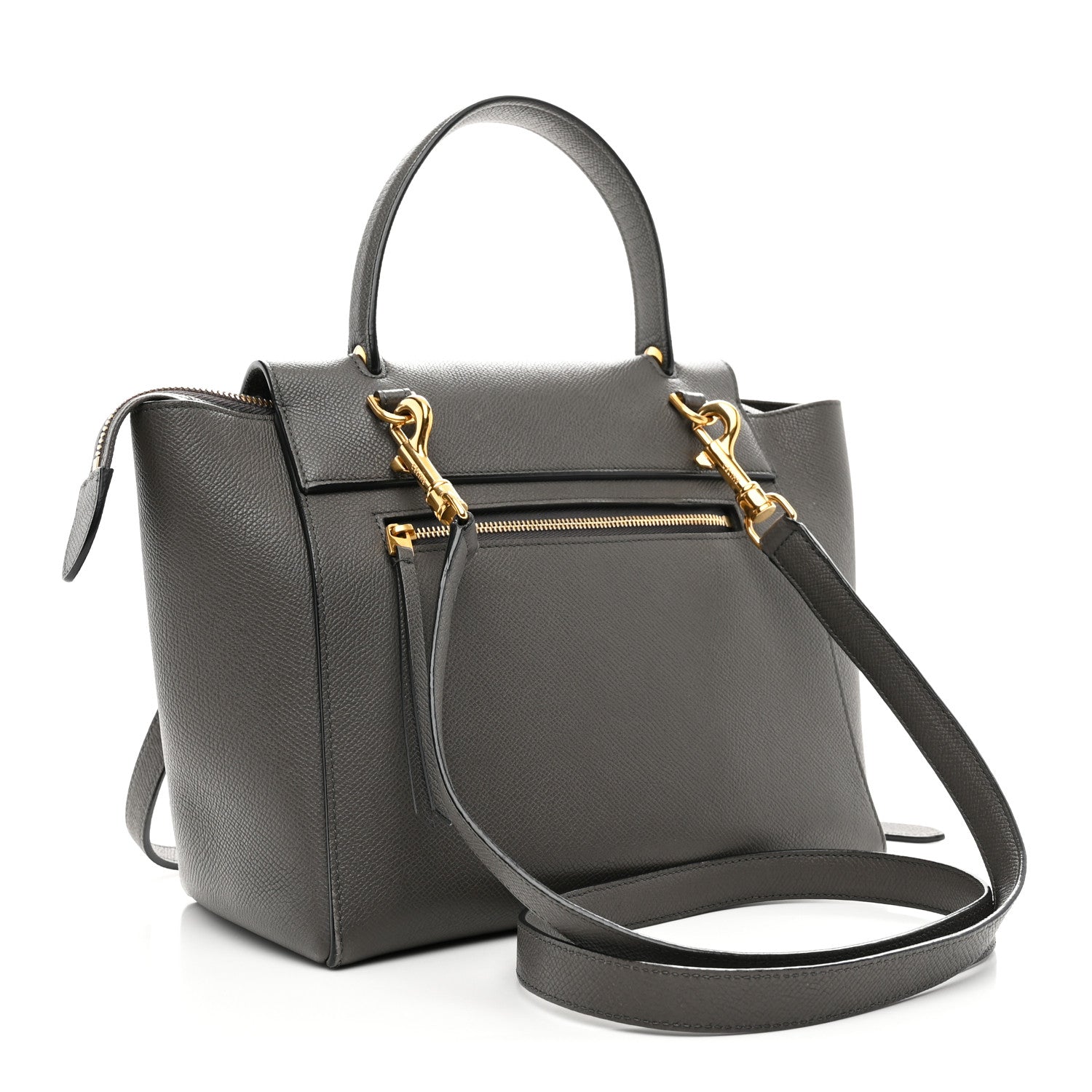 Celine Grained Calfskin Micro Belt Bag Grey 3 of 11