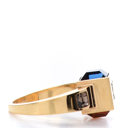 Louis Vuitton Swarovski Gamble Ring Small 4 Gold 4 of 5