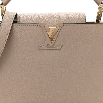 Louis Vuitton Taurillon Capucines BB Galet 7 of 9