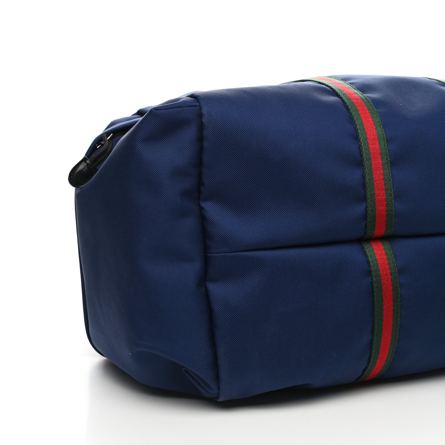 Gucci Technical Canvas Web Duffle Bag Blue 9 of 11