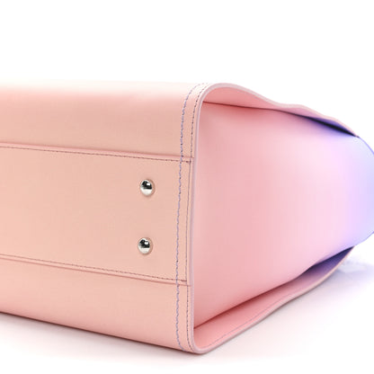Chanel Shaded Calfskin Small Deauville Tote Light Purple Pink Coral 11 of 11