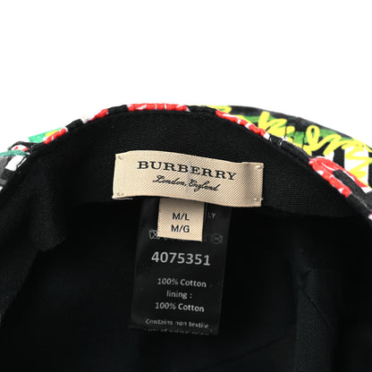 Burberry Cotton Graffiti Print Archive Logo Baseball Cap M/L Multicolor 7 of 7