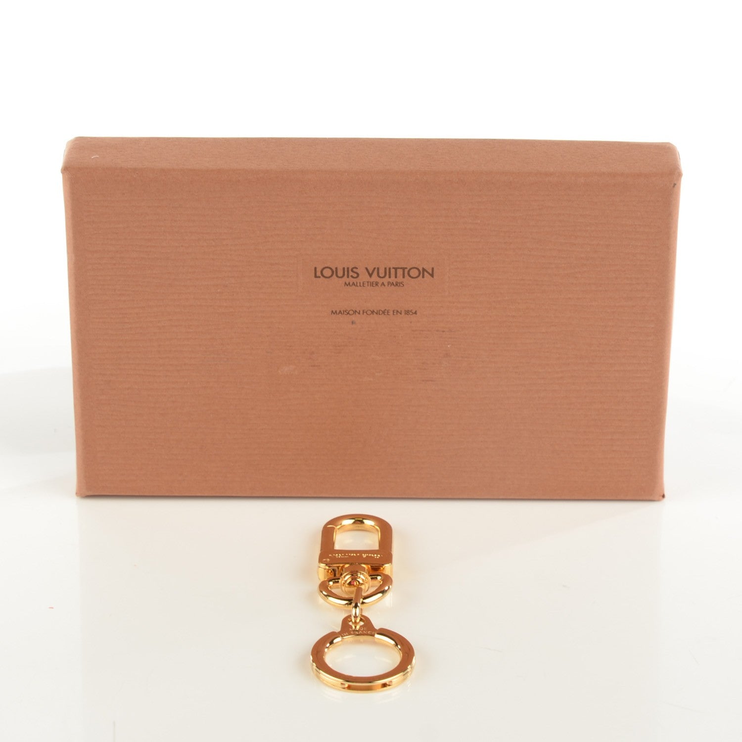 Louis Vuitton Pochette Extender Key Ring Gold 5 of 5