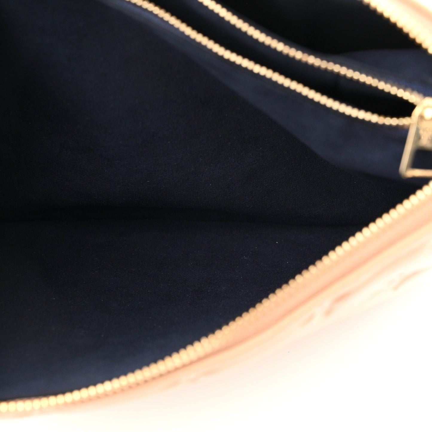Lambskin Embossed Monogram Coussin PM Camel
