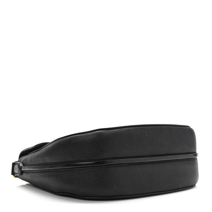 Celine Grained Calfskin Medium Trotteur Black 4 of 11