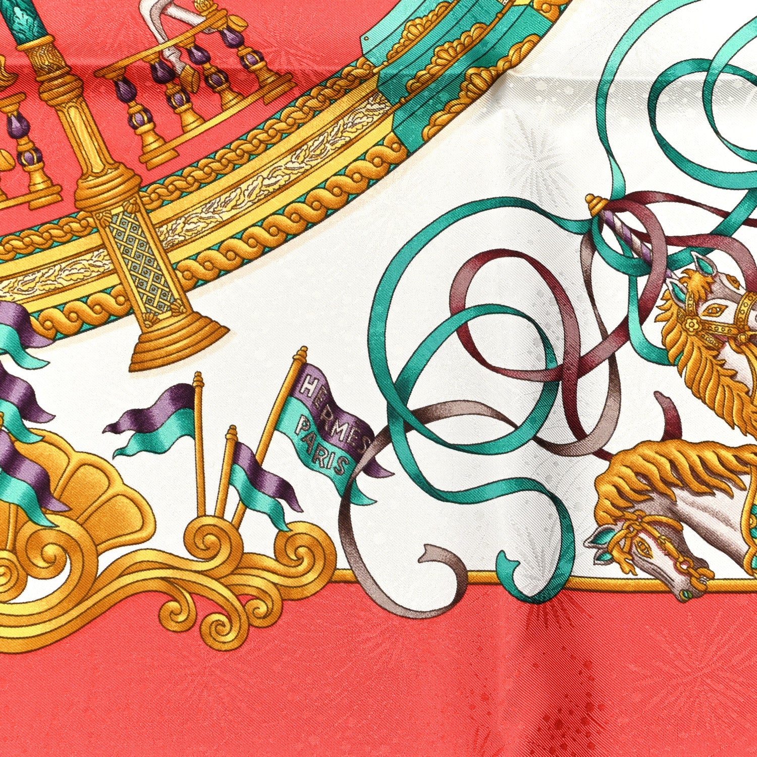 Hermes Silk Luna Park Scarf 90 2 of 6
