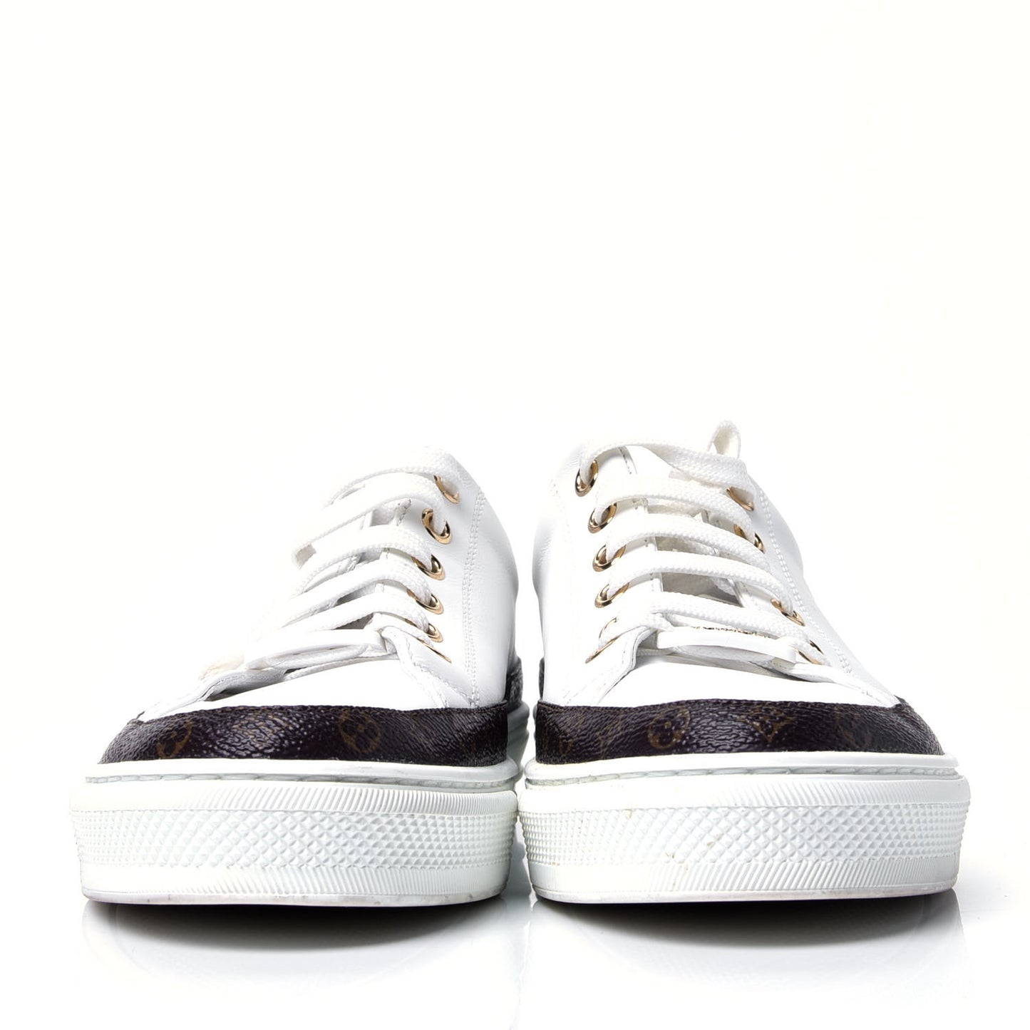 Monogram Womens Stellar Sneakers 38.5 White