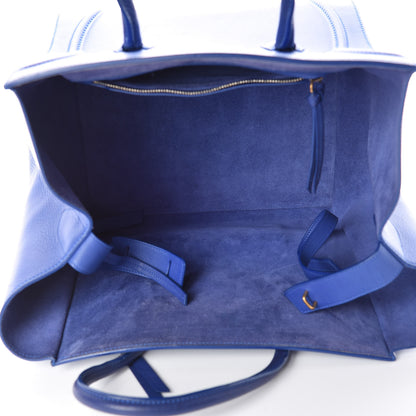Celine Supple Calfskin Medium Phantom Luggage Indigo 5 of 17