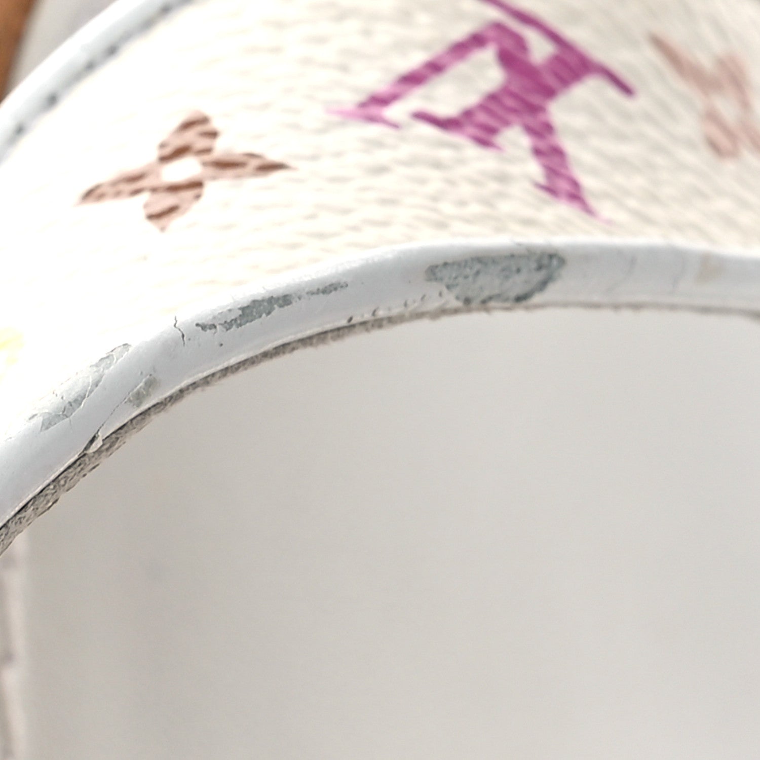 Louis Vuitton Monogram Multicolor Thong Sandals 40 White 7 of 9