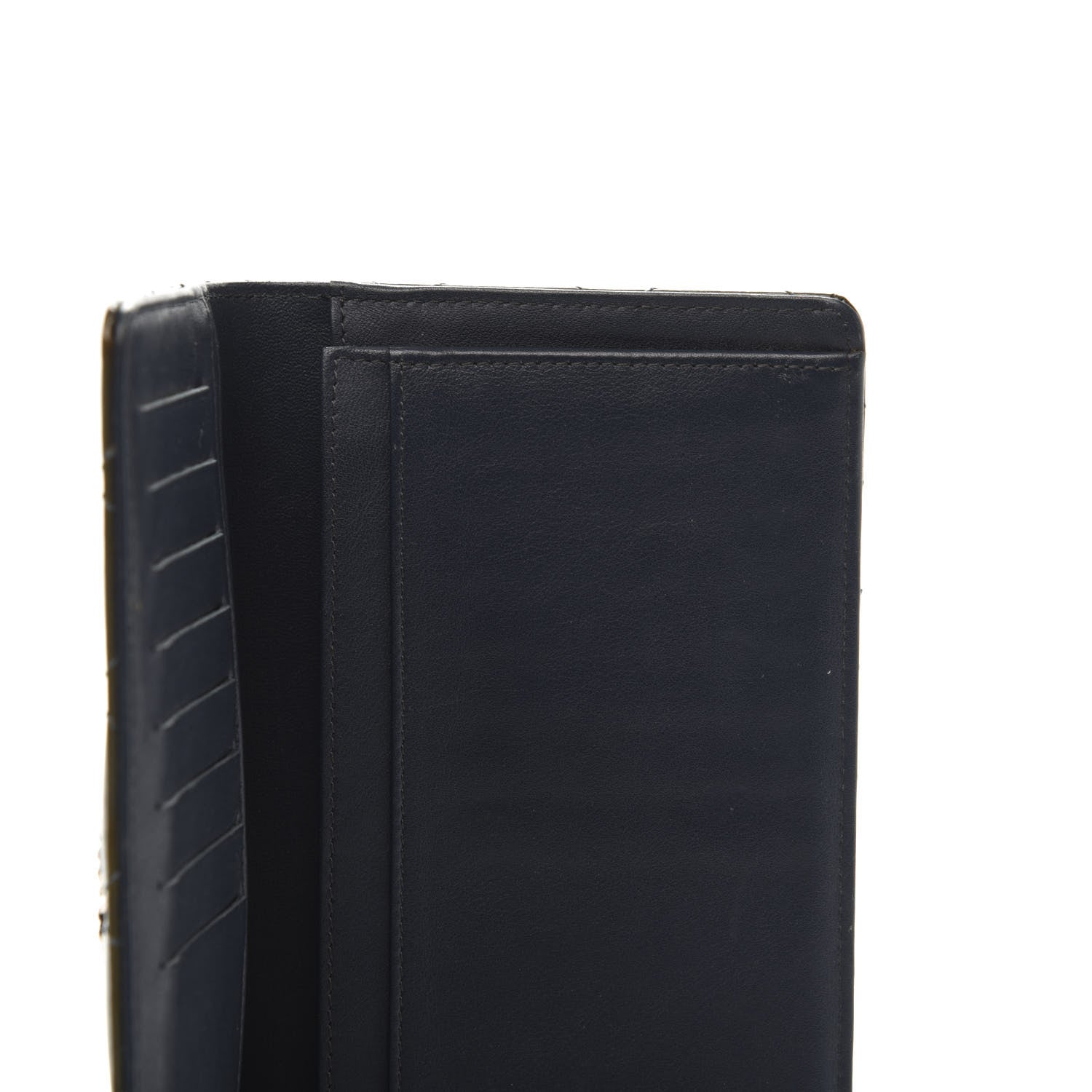 Chanel Patent Quilted Brilliant Yen Wallet Blue Fonce 10 of 12