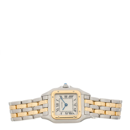 Cartier Stainless Steel 18K Yellow Gold 22mm Panthere Quartz Watch 2 of 4