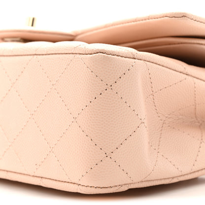 Chanel Caviar Quilted Medium Double Flap Light Beige 9 of 11