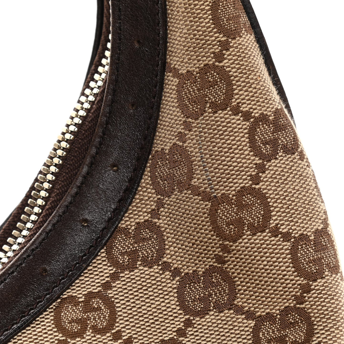 Monogram Web GG Reins Hobo Brown