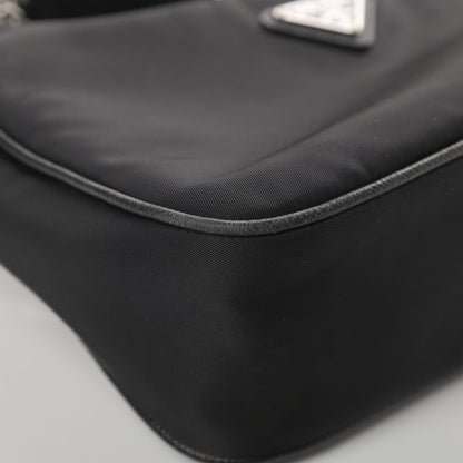 Prada Nylon Re-Edition 2005 Shoulder Bag Black 11 of 14
