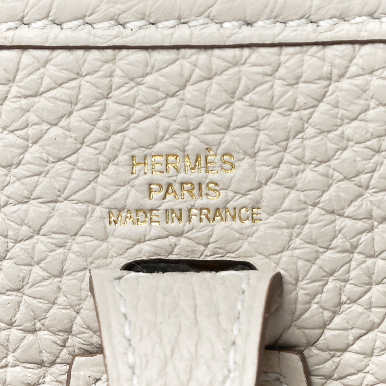 Hermes Taurillon Clemence Amazone Evelyne TPM Craie White 6 of 10