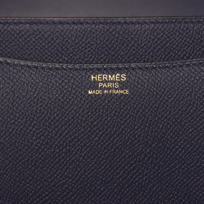 Hermes Epsom Constance 24 Bleu Saphir 6 of 12
