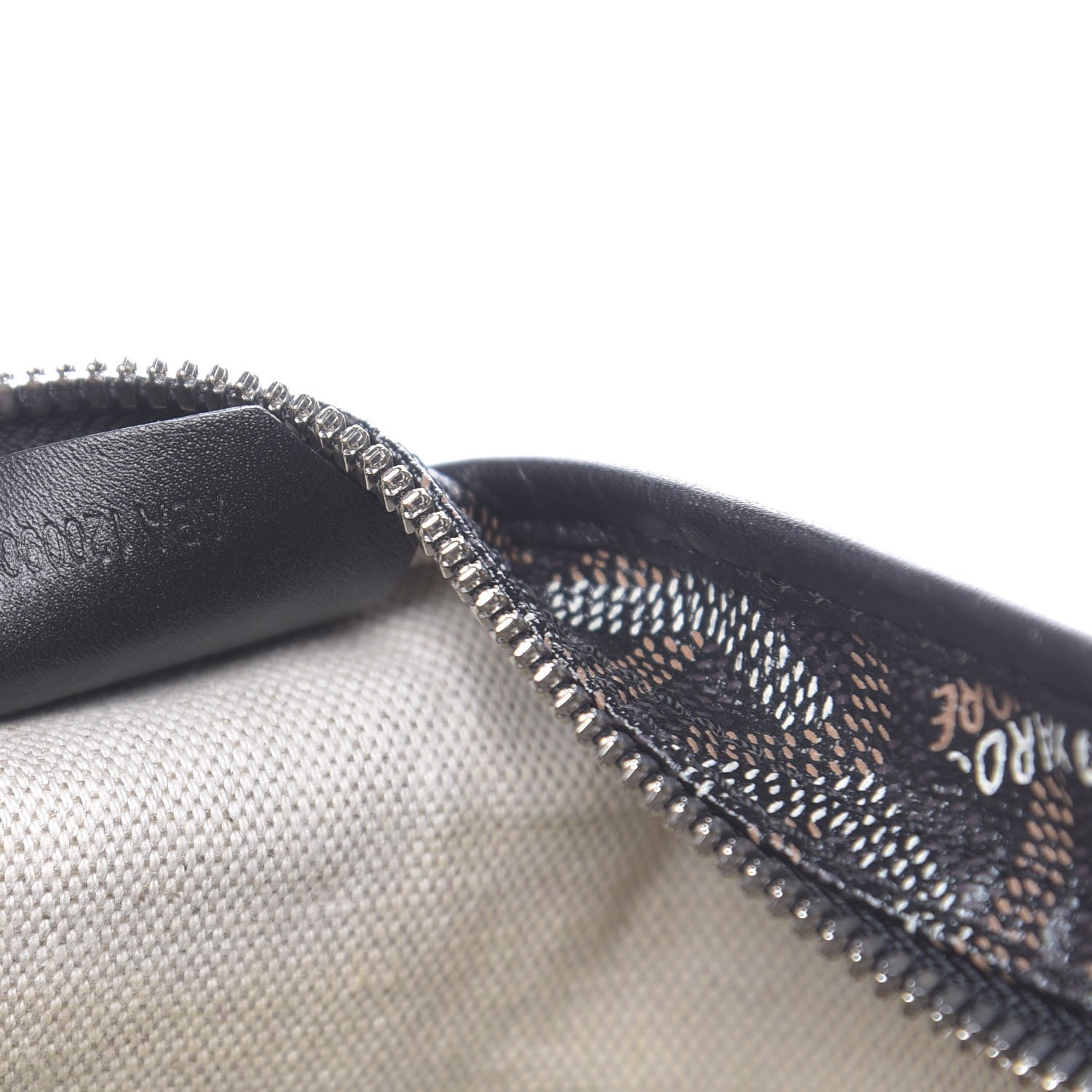 Goyard Goyardine Fidji Zip Hobo Black 7 of 10