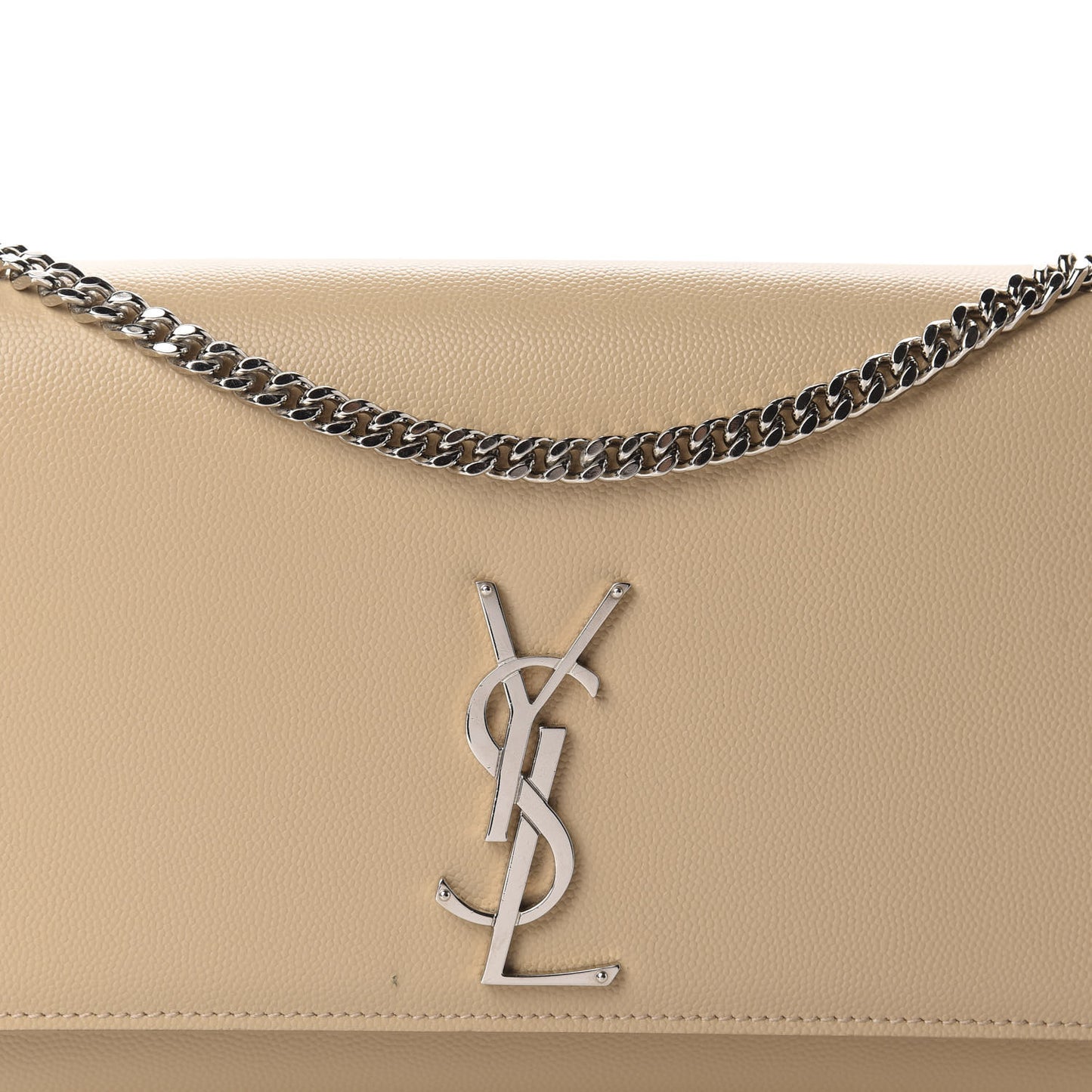 Grain De Poudre Medium Monogram Kate Satchel Nude Powder