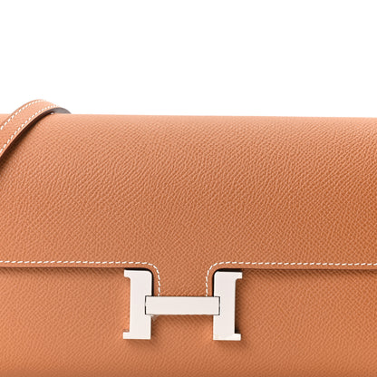 Hermes Epsom Constance Long Wallet To Go Gold 7 of 9