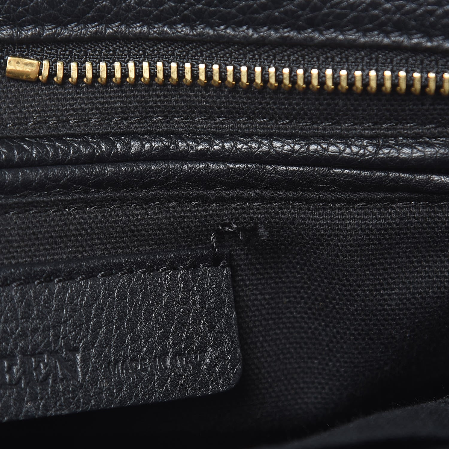 Alexander McQueen Pebbled Calfskin Mini Padlock Tote Black 10 of 10