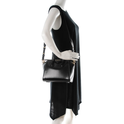 Givenchy Shiny Lord Calfskin Mini Antigona Black 2 of 7