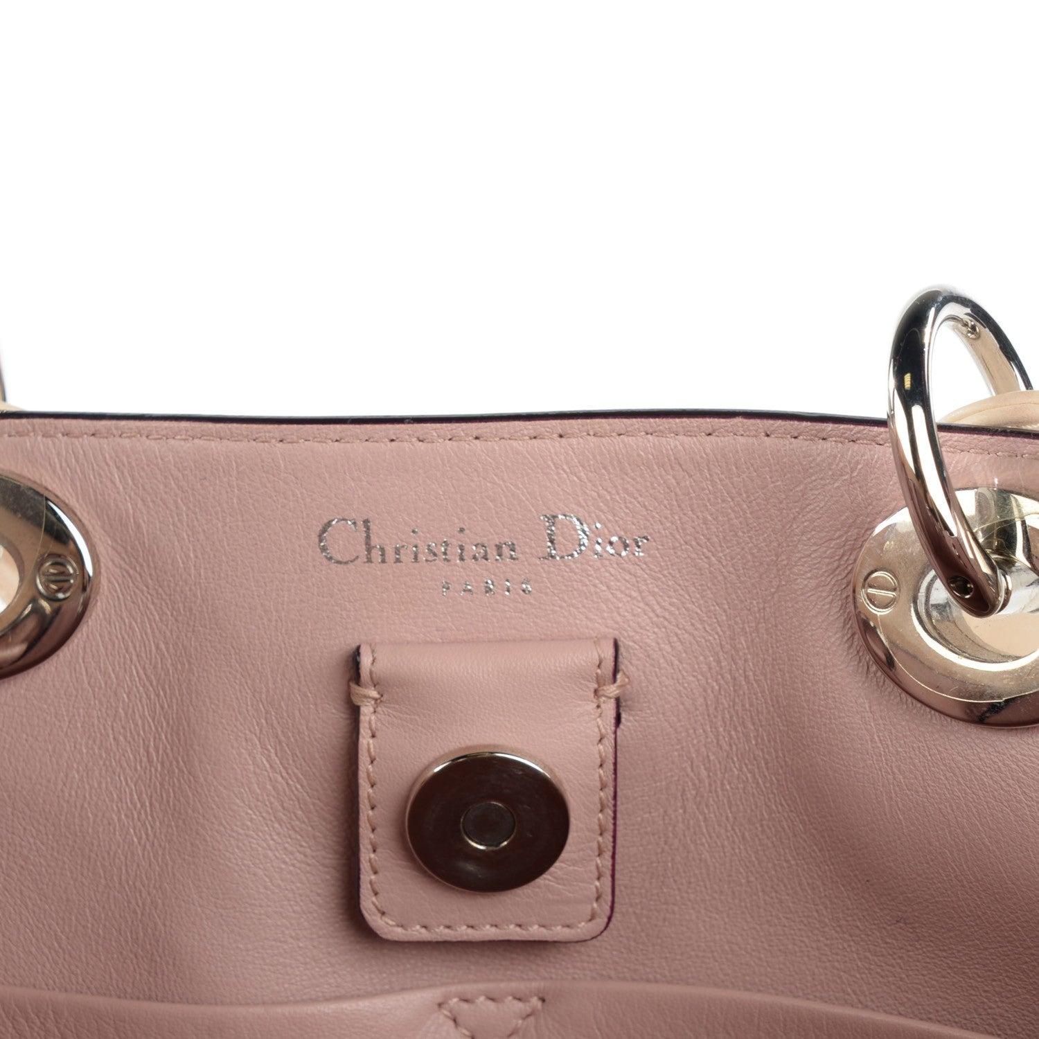 Christian Dior Smooth Calfskin Large Diorissimo Tote Beige 8 of 10