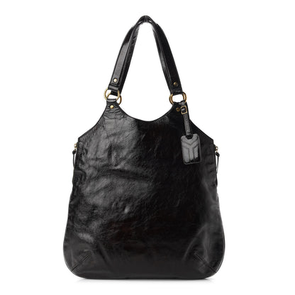 Saint Laurent Patent Tribute Tote Black 1 of 9