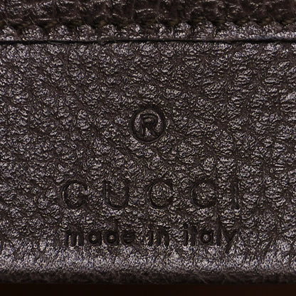 Gucci GG Supreme Monogram Web Mini Ophidia Bucket Bag Brown 6 of 9