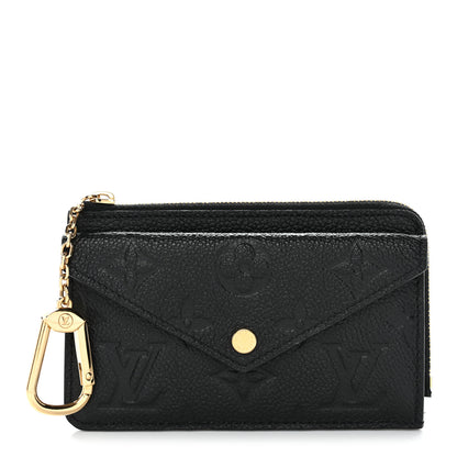 Louis Vuitton Empreinte Recto Verso Card Holder Black 1 of 8