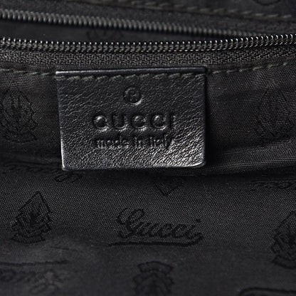 Gucci Guccissima Large New Ladies Web Hobo Black 6 of 13