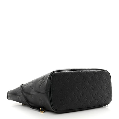 Louis Vuitton Empreinte Monogram Giant Neverfull MM Black 4 of 9