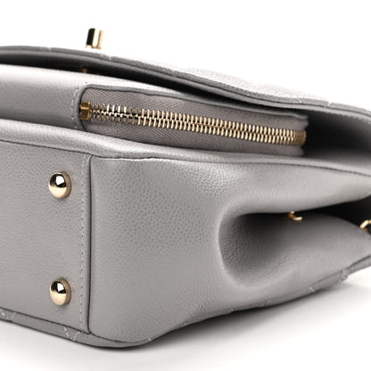 Chanel Caviar Quilted Medium Business Affinity Flap Grey 8 of 9