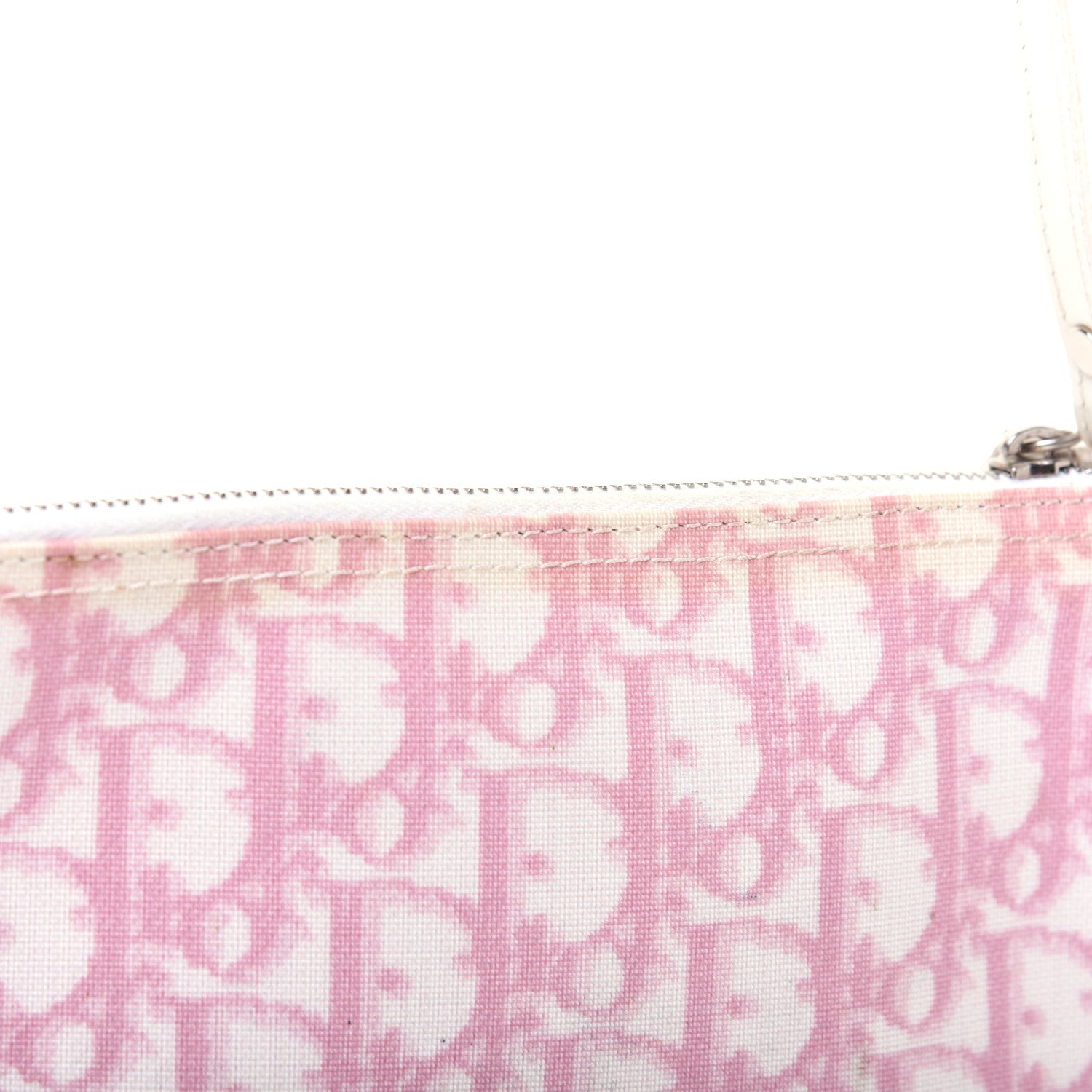 Christian Dior Monogram Mini Saddle Pochette Pink 13 of 20