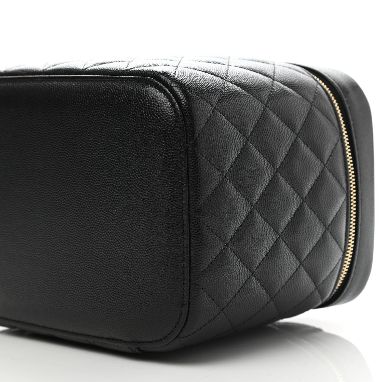 Chanel Caviar Quilted Large Vanity Pouch Black 9 of 10